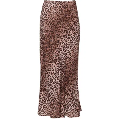 Rixo London Kelly Skirt In Animal Print