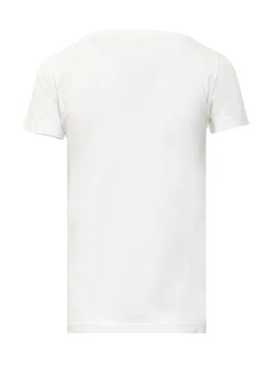 Dsquared2 Crew Neck Good Vibes Printed T-shirt In White
