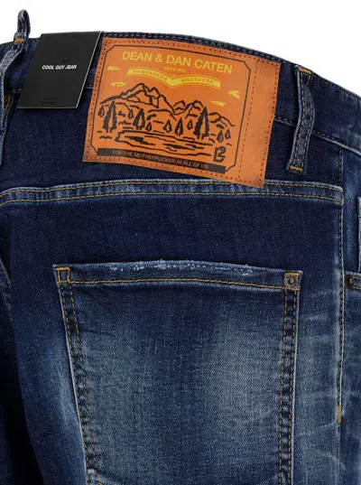 Dsquared2 Dsquared Men Stretch Denim Cool Guy Jeans