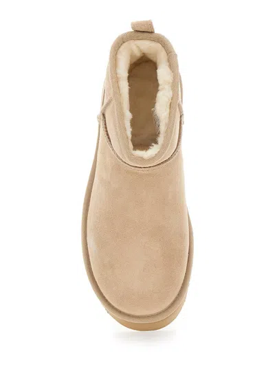 Ugg Classic Ultra Mini 1135092-san Platform Boots Women Sand Suede Comfort Ankle