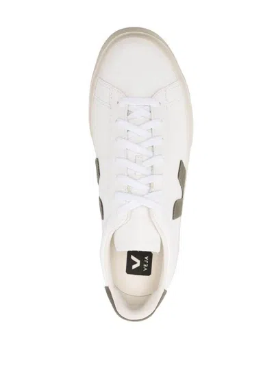 Veja White Campo Chromefree Leather Sneakers In White
