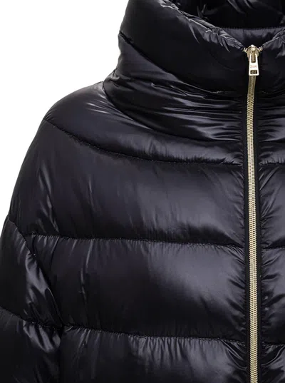 Herno Iconico Woman Puffer Midnight Blue Size 4 Polyamide