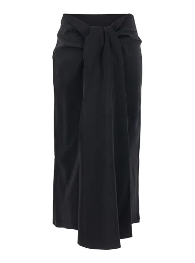 Jacquemus Knee Length And Midi Skirt In Black