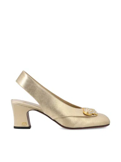 Valentino Adamantine Sling Back Pump