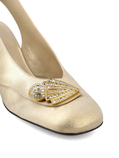 Valentino Adamantine Sling Back Pump
