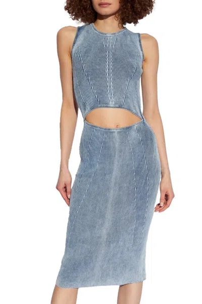 Diesel M-taryn Ribbed Midi Dress