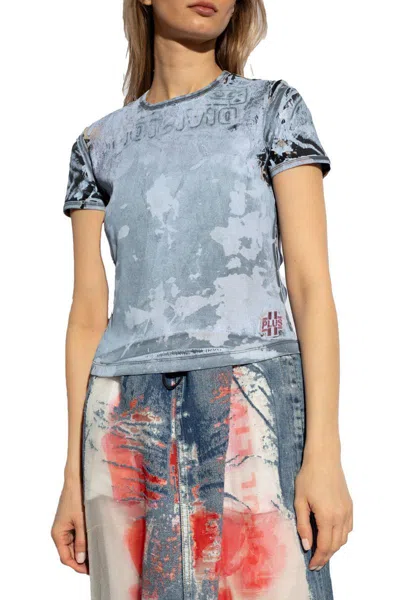 Diesel T-ele Abstract-print T-shirt