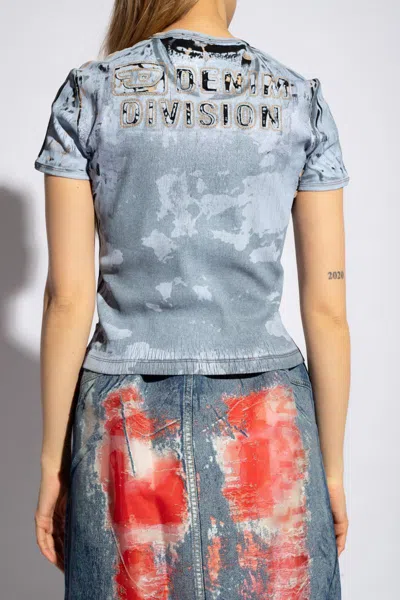 Diesel T-ele Abstract-print T-shirt