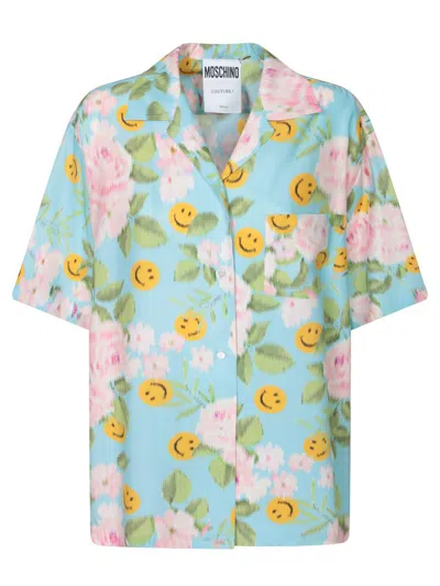 Moschino X Smiley Silk Shirt