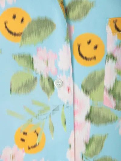Moschino X Smiley Silk Shirt