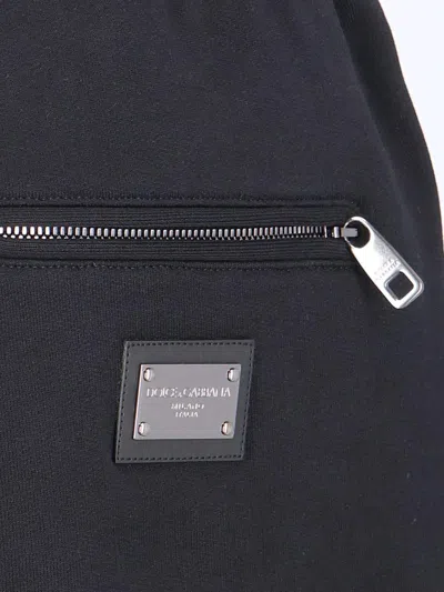 Dolce & Gabbana Logo Track Pants In Black