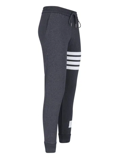 Thom Browne Straight Leg Trousers Drawstring Waist