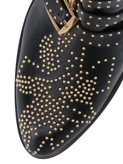 Chloé Susanna 45mm Studded Ankle Boots In Black