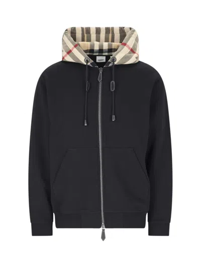 Burberry Samuel Hoodie In Black