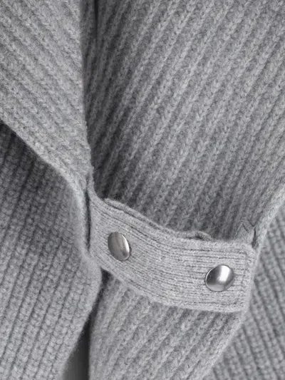Stella Mccartney Knit Asymmetric Turtleneck Poncho