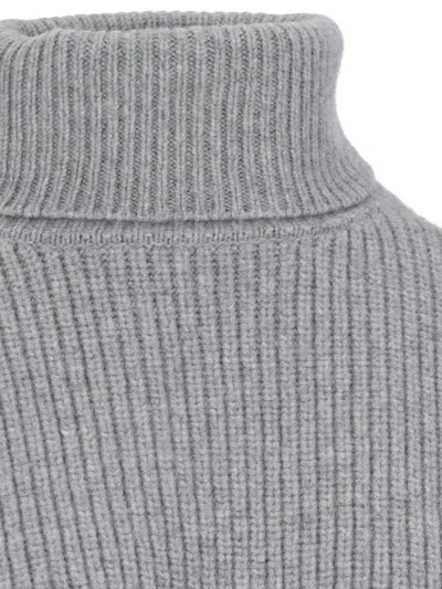 Stella Mccartney Knit Asymmetric Turtleneck Poncho