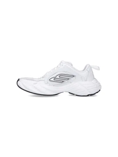Balenciaga Monday Cowskin And Polyester Sneakers Shoes
