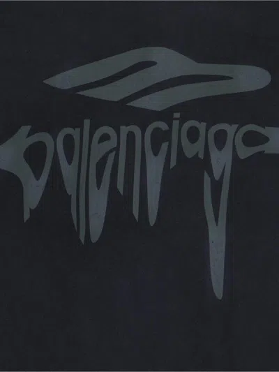 Balenciaga 3d Liquified Effect Cotton T-shirt