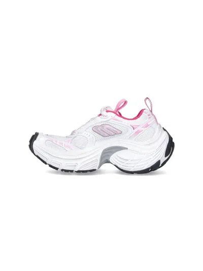 Balenciaga Multicolor Mesh And Rubber 6xl Sneakers
