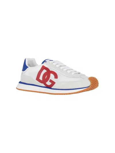 Dolce & Gabbana Cushion Low-top Sneakers Featuring Contrasting Elements