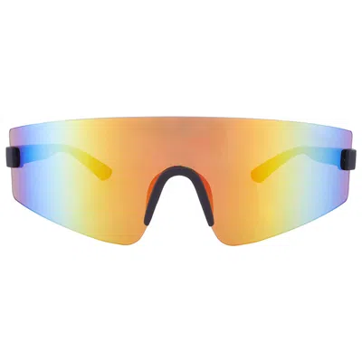 Body Glove Bgpc 23 129 Red Mirror Shield Unisex Sunglasses 10267615.lts