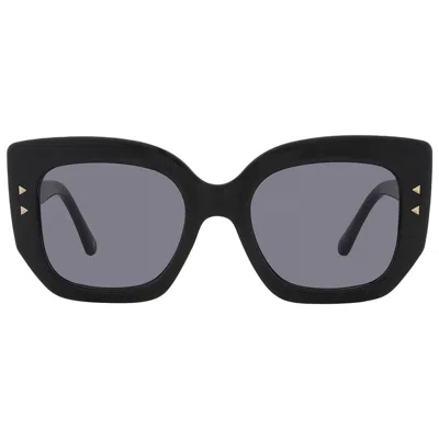 Frye 44496fry001 Smoke Butterfly Ladies Sunglasses 10254823.fry Blksmk