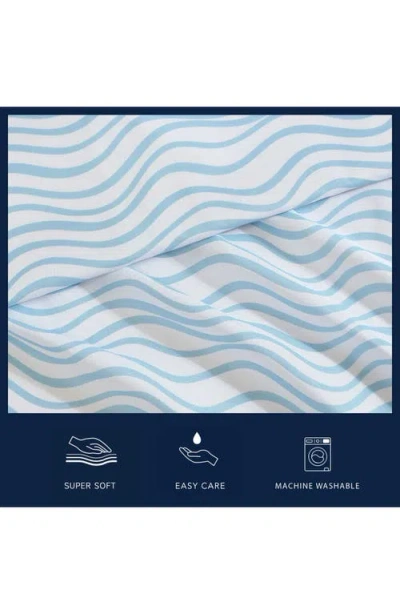 Nautica Lineary Waves Blue Twin Xl Sheet Set