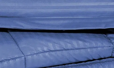 Luxury Home Embossed Stripe Microfiber 8-piece Comforter Set