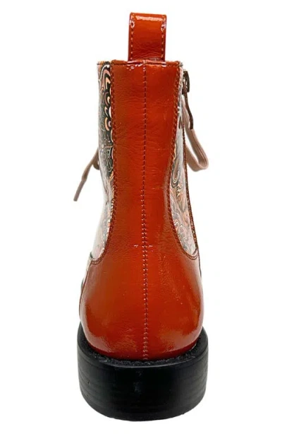 Ninety Union Mixed Print Lace-up Boot