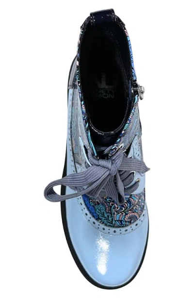Ninety Union Mixed Print Lace-up Boot