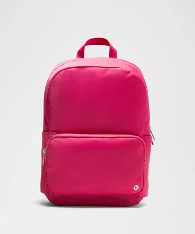 Lululemon - Everywhere Backpack 22l  - Pink,white/raspberry Coulis/sheer Oak/silver