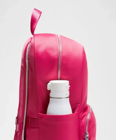 Lululemon - Everywhere Backpack 22l  - Pink,white/raspberry Coulis/sheer Oak/silver