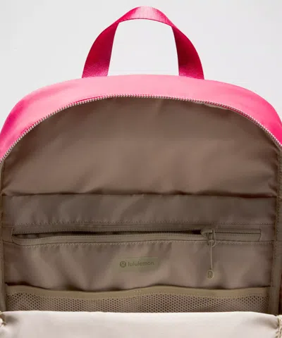 Lululemon - Everywhere Backpack 22l  - Pink,white/raspberry Coulis/sheer Oak/silver