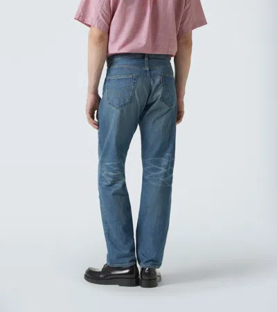 Junya Watanabe X Levi's Patchwork Straight Jeans In Blue