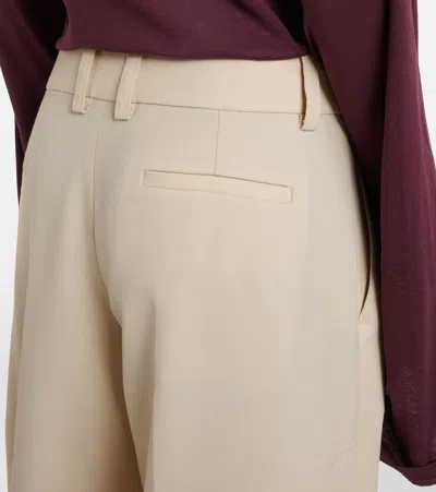 The Frankie Shop Daytona High-rise Wide-leg Pants In Neutral