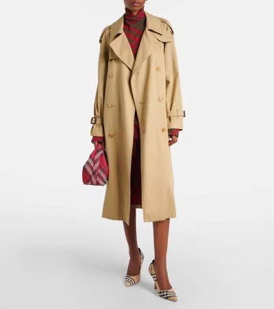 Burberry Archivio Check Baby Pumps In Alabaster Ip Check