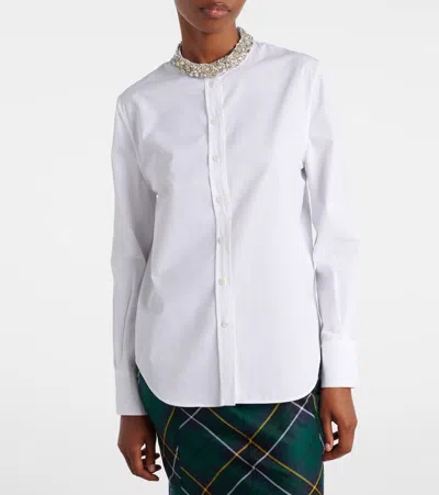 Alexander Mcqueen Shirt With Crystal-embellishment