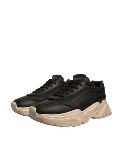 Pre-owned Dolce & Gabbana Black White Daymaster Low Top Sneakers Men's Shoes ()