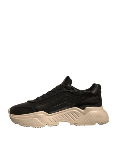 Pre-owned Dolce & Gabbana Black White Daymaster Low Top Sneakers Men's Shoes ()