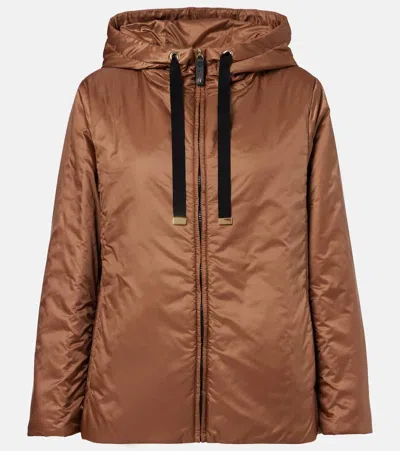 Max Mara The Cube Greenh Padded Jacket In Brown
