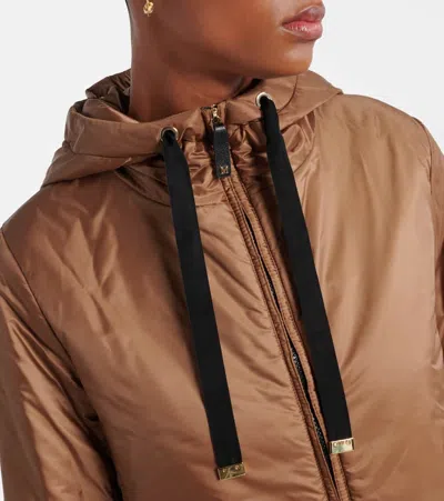 Max Mara The Cube Greenh Padded Jacket In Brown