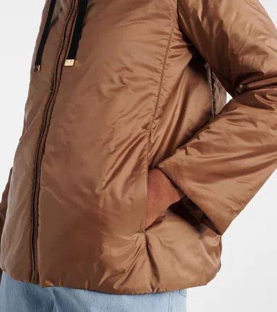 Max Mara The Cube Greenh Padded Jacket In Brown