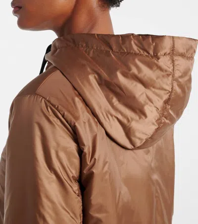 Max Mara The Cube Greenh Padded Jacket In Brown
