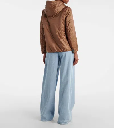 Max Mara The Cube Greenh Padded Jacket In Brown