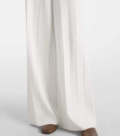 Max Mara Lama Crêpe Wide-leg Pants