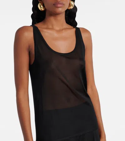 Max Mara Nardo Tank Top In Black