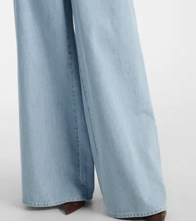 Max Mara Denim Affari Wide-leg Jeans In Blue
