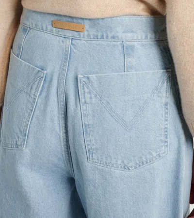 Max Mara Denim Affari Wide-leg Jeans In Blue