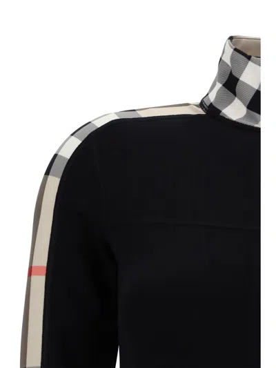 Burberry Cropped Polyamide Blend Top With High Collar