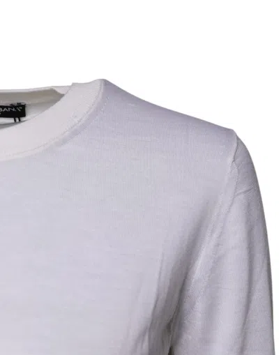 Pre-owned Dolce & Gabbana Cream Cashmere Knit Cropped Cardigan Women's Sweater ()